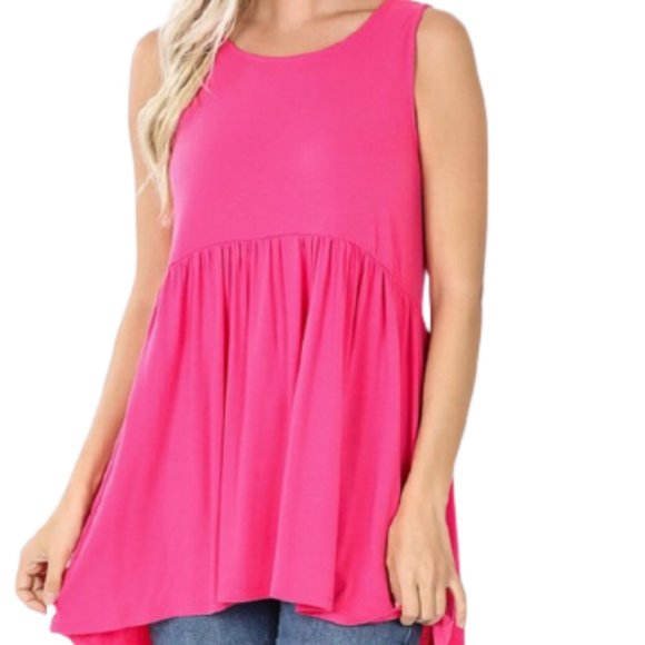 Zenana Outfitters Tops - ZENANA Premium Soft Stretch Jersey Sleeveless Top